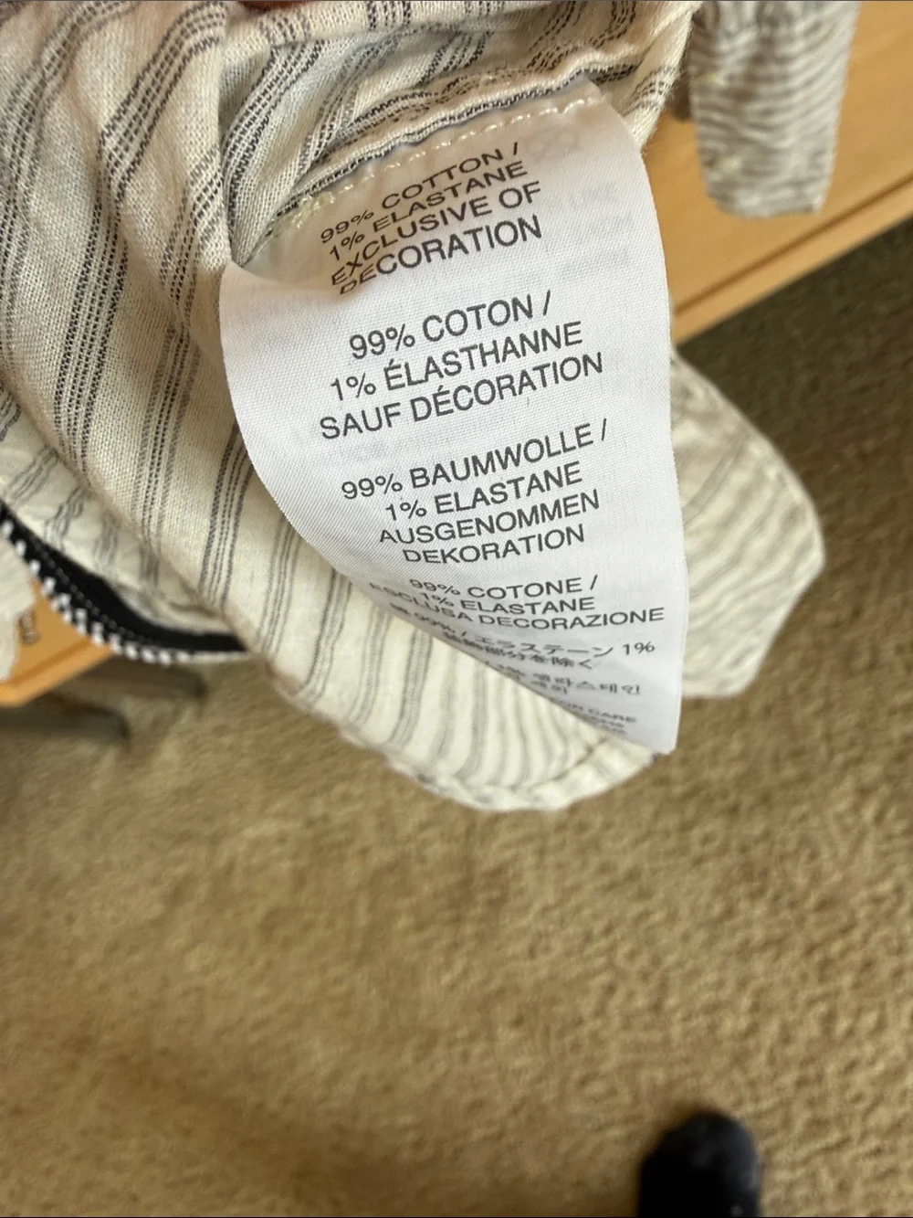 J. Crew 18” bust